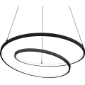Ideal Lux - LED luster na sajli s mogućnošću prigušivanja OZ LED/55W/230V, promjer 80 cm, CRI 90, crna